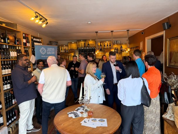 Quarterly Wine and Cheese event